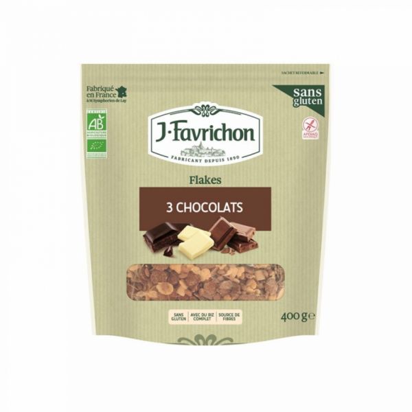 Flakes 3 Chocolates 400 g - FAVRICHON