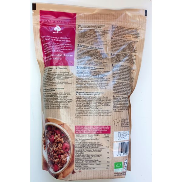 Crunchy Muesli Frambuesa y Chocolate 375 g Img 2