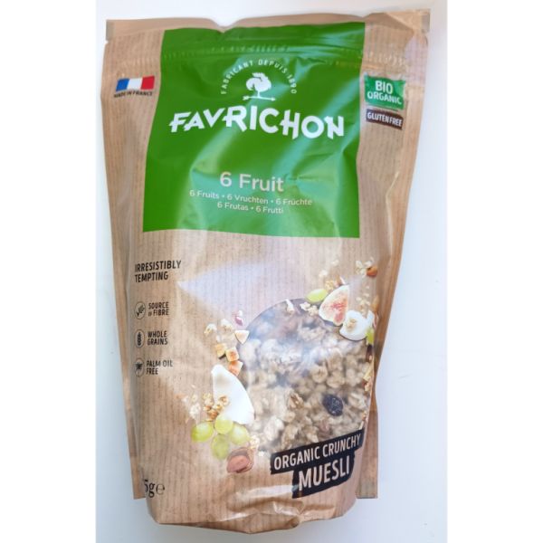 Crunchy Muesli 6 Fruites 375 g - FAVRICHON