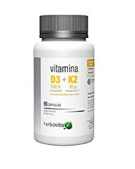 Comprar HERBOVITA VITAMINA D3+K2 90 caps Por 25,50€