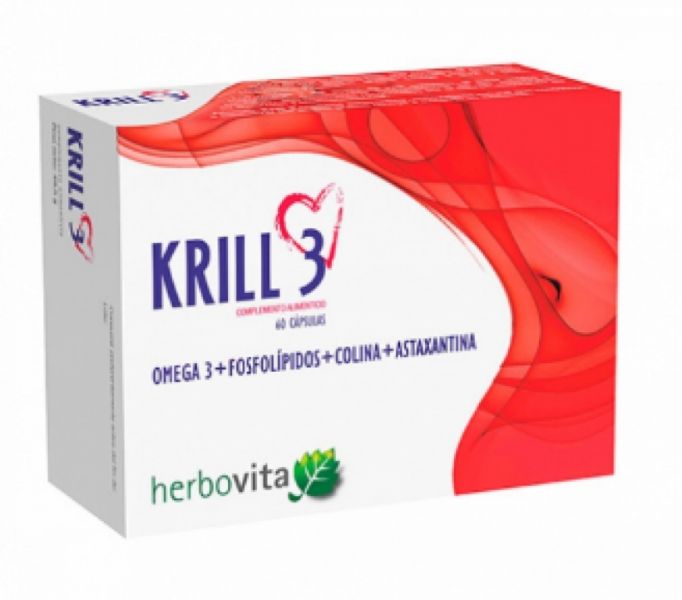 Krill 3 60 cápsulas - HERBOVITA