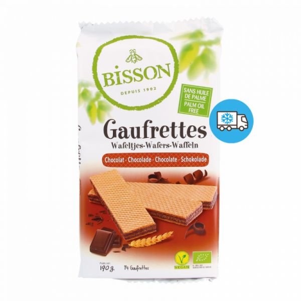 Gaufrettes Biologische Chocolade 190 g - BISSON