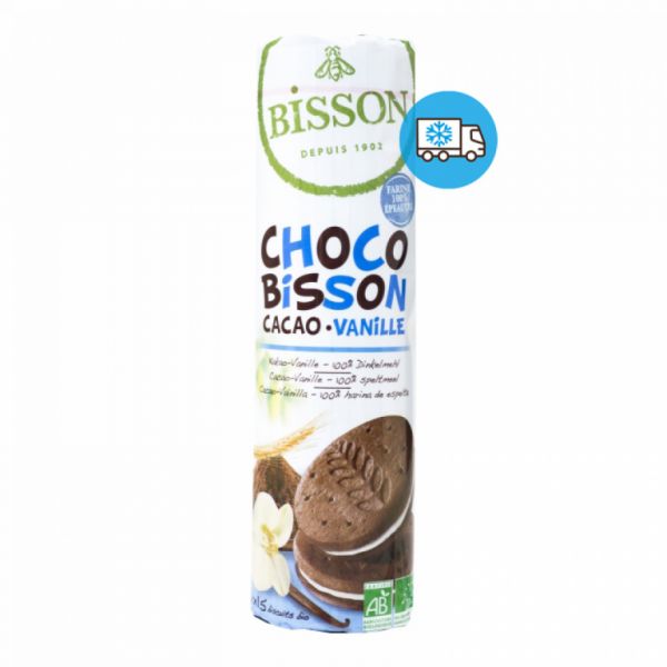 BIO Choco Cacao Vanille Koekje 300 g - BISSON