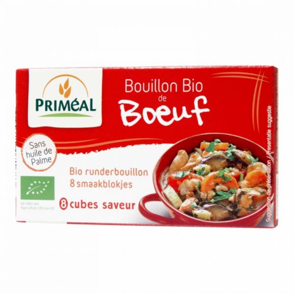 BOEUF DADI DI BRODO DI MANZO PRIMEAL 8X10G