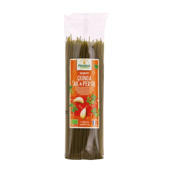 SPAGHETTI BLÉ QUINOA AIL PERSIL PRIMEAL 500G