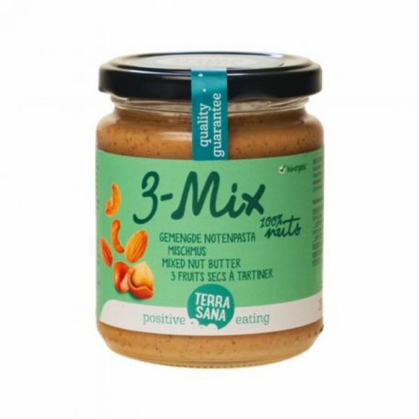 3MIX, CREMA DE FRUTOS SECOS (SIN CACAHUETE) 250 g