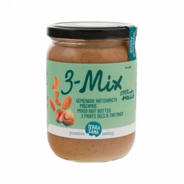 3MIX, CREMA DE FRUTOS SECOS (SIN CACAHUETE) 500 g