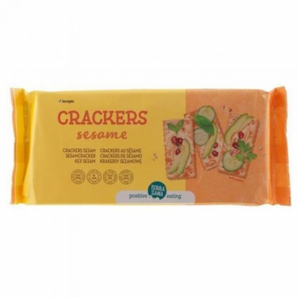 CRACKERS AL SESAMO 300 g - TERRASANA