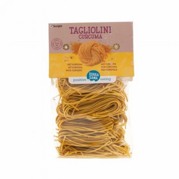 TAGLIOLINI CURCUMA AU CURCUMA 250 g - TERRASANA