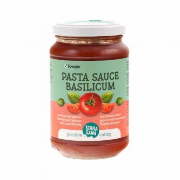 SAUCE TOMATE AU BASILIC 340 g - TERRASANA