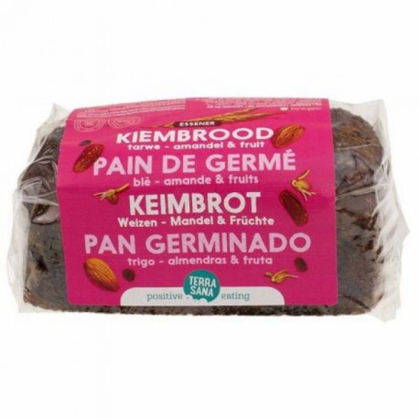 GEKIEMDE TARWEBROOD VRUCHTEN & AMANDELEN 400 g