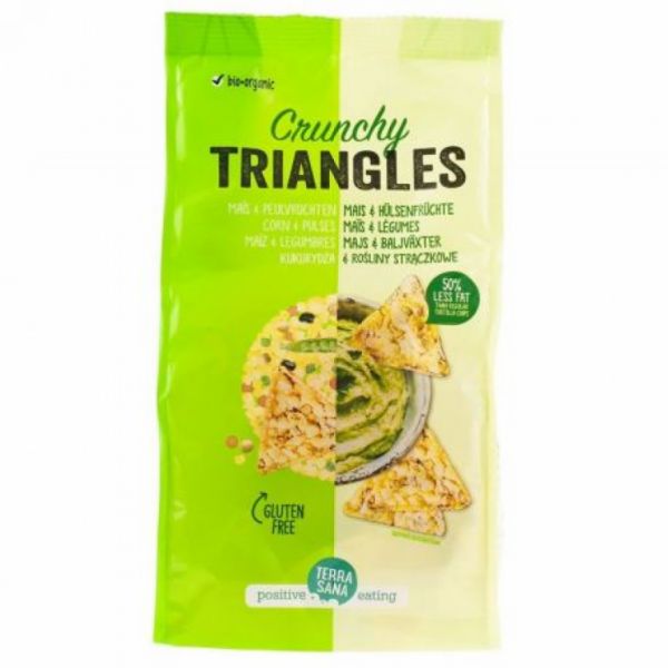 TRIÂNGULOS DE MILHO E LEGUMES 80 g - TERRASANA