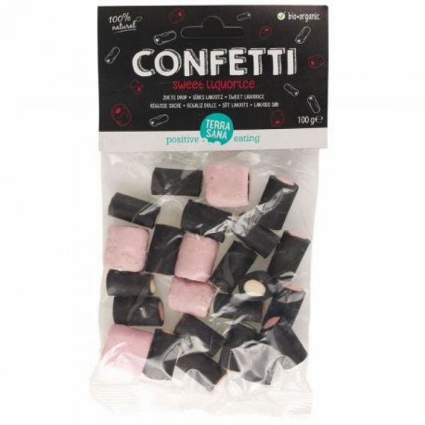 CONFETTI REGALIZ DULCE 100 g - TERRASANA