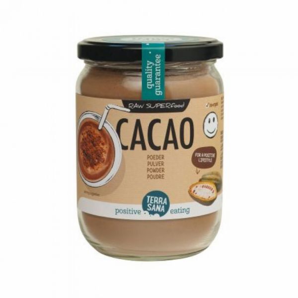 RAUW CACAOPOEDER 160 g - TERRASANA