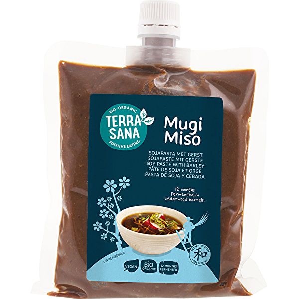 Mugi miso en bolsa con tapón 345 g - TERRASANA