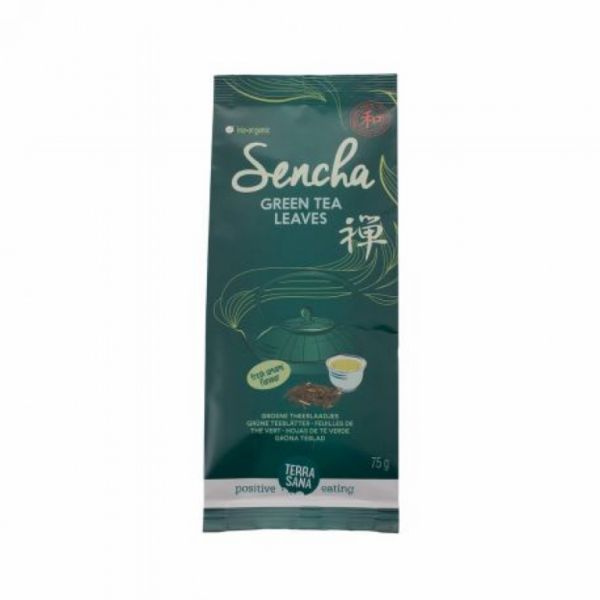 FEUILLES DE THÉ VERT SENCHA 75 g - TERRASANA