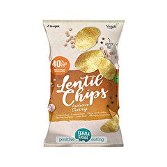 Buy TERRASANA Lentil Chips with Indian Curry 75 g By 2,97€