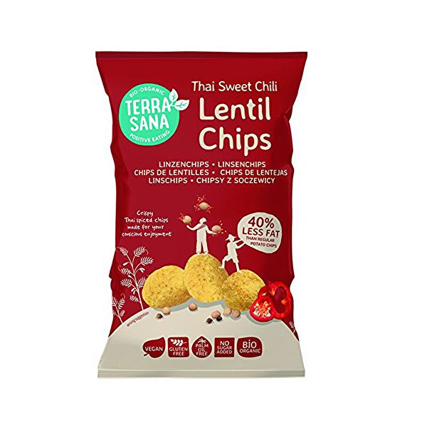 Chips de Lentilha Tailandesa com Pimentão Doce 75 g