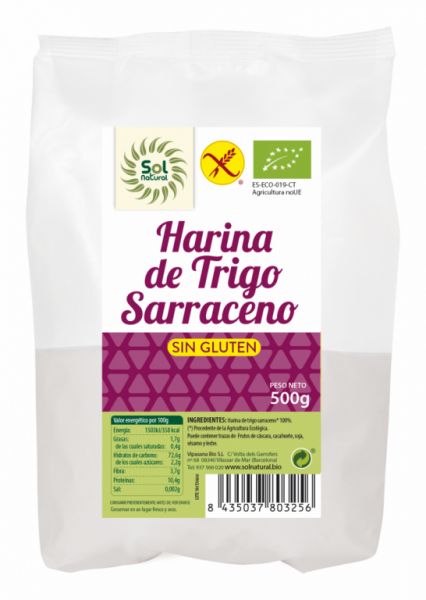 Farina di grano saraceno BIO senza glutine 500 grammi