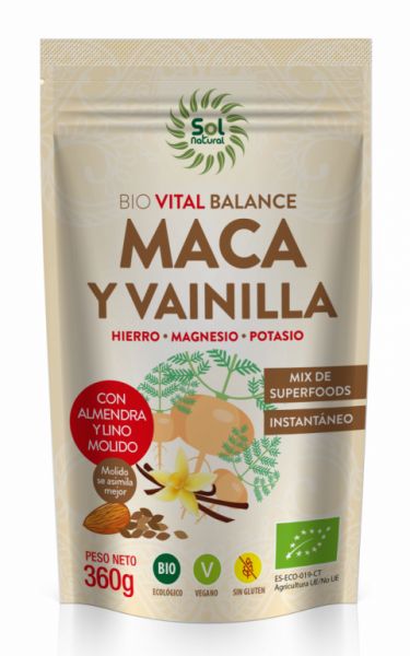 VITAL BALANÇ MACA I VAINILLA BIO 360 g