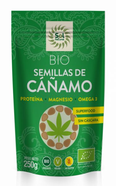 Bio-Hanfsamen 250 g - Sol Natural