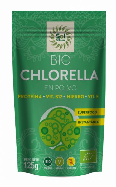 BIO CLORELA EM PÓ 125 g - Sol Natural