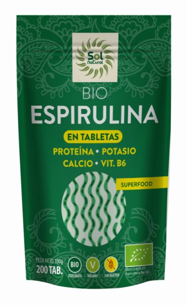 ESPIRULINA EN TABLETAS BIO 200 Tabletas