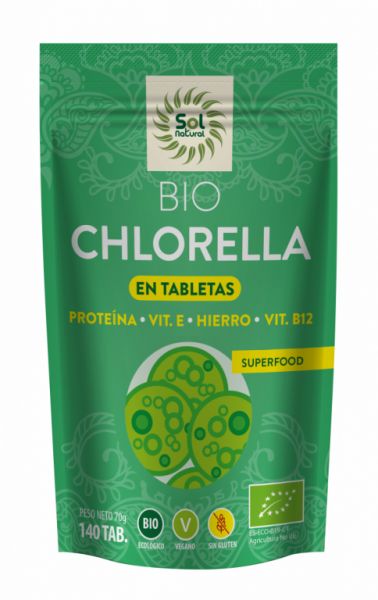 CHLORELLA IN TABLETS ORGANIC 140 Tablets