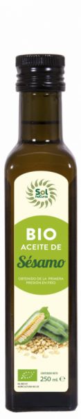 ACEITE DE SESAMO PEQUEÑO BIO 250 ml - Sol Natural