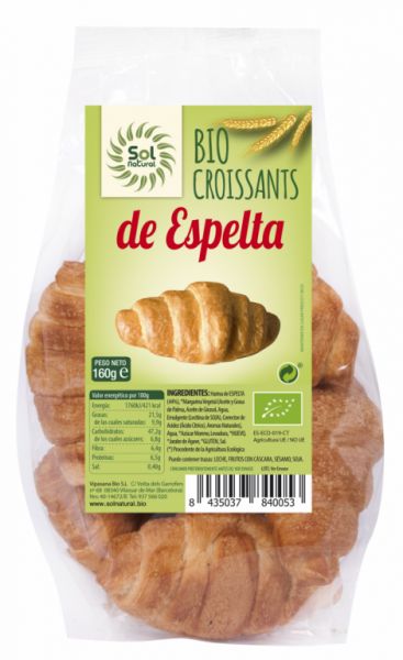 BIO DINKELCROISSANTS 160 g - Sol Natural