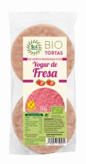 Buy Sol Natural ORGANIC STRAWBERRY AND YOGURT RICE CAKES 100 g By 1,99€