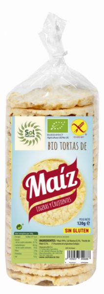 BIO MAISKUCHEN OHNE GLUTEN 120 g - Sol Natural