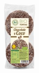 Buy Sol Natural BIO CHOCOLATE AND COCONUT RICE CAKES 100 g By 1,99€