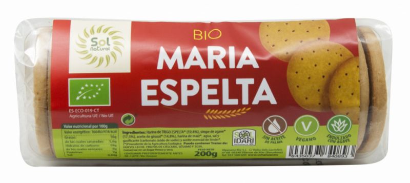 BIO DINKEL MARIAS 200 g - Sol Natural