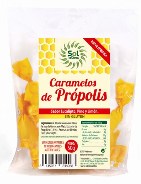 CARAMELLE AL PROPOLI 50 g - Sol Natural