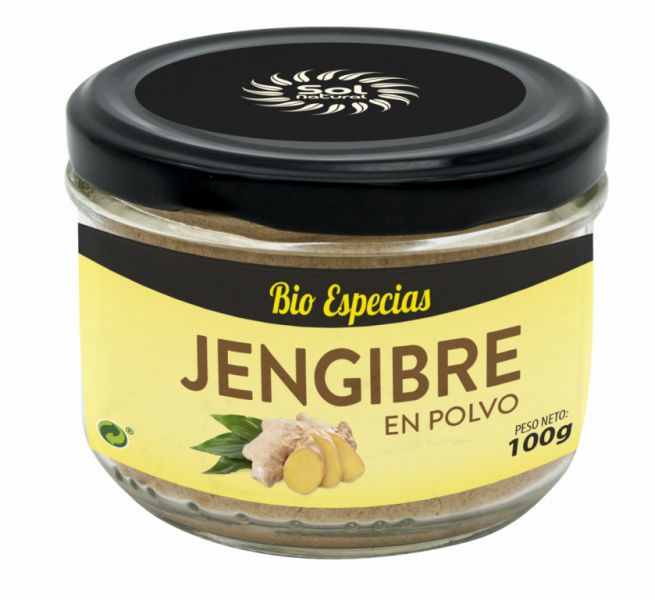 GENGIBRE EM PÓ ORGÂNICO 100 g - Sol Natural