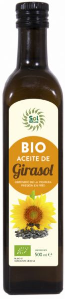 ÓLEO DE GIRASSOL ORGÂNICO 500ml - Sol Natural