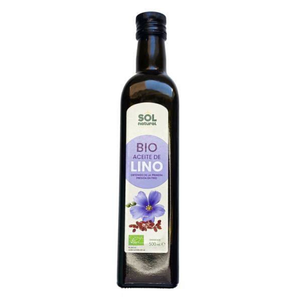 ACEITE DE LINO BIO 500 ml - Sol Natural Img 3