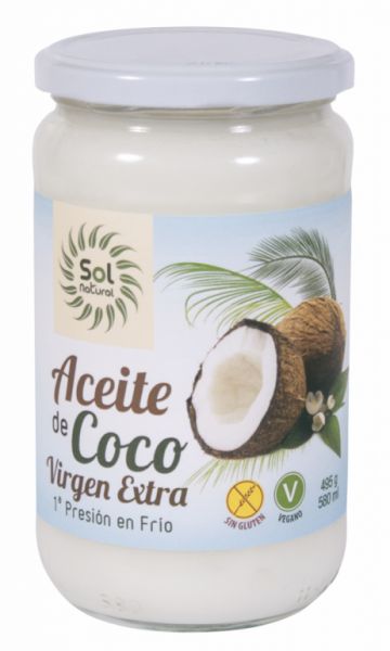 ACEITE DE COCO VIRGEN EXTRA GRANDE BIO 580 ml