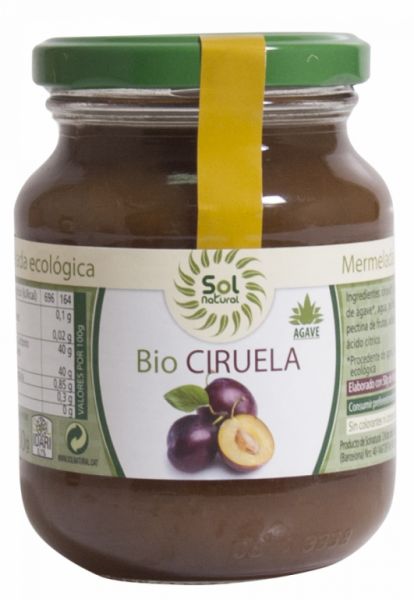 PRUGNA BIO CON AGAVE 330 g - Sol Natural