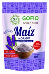 Buy Sol Natural ORGANIC WHOLE PURPLE CORN GOFIO 400 g By 8,95€