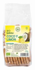 Comprar Sol Natural BISCOITOS COM COCO E LIMÃO BIO 175 g Por 3,85€