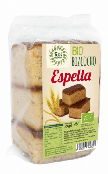 GÂTEAU À L'ÉPEAUTRE BIO 300 g - Sol Natural