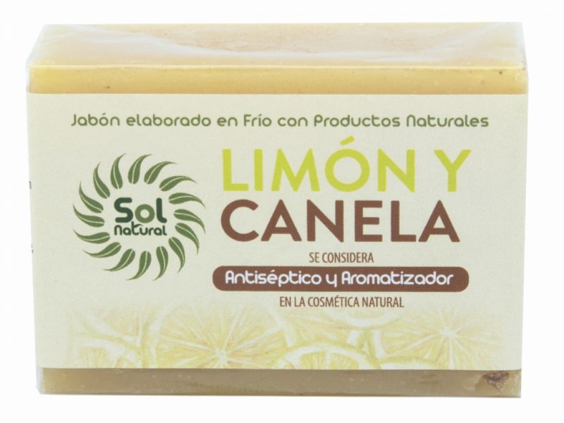 JABON DE LIMON Y CANELA 100 g - Sol Natural