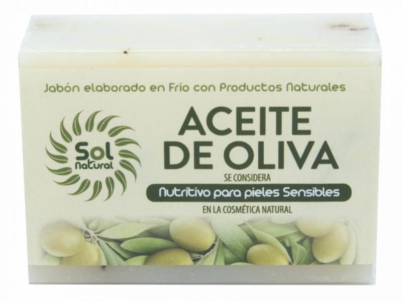 JABON DE ACEITE OLIVA 100 g - Sol Natural