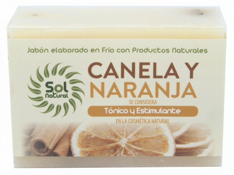 JABON DE CANELA Y NARANJA 100 g - Sol Natural