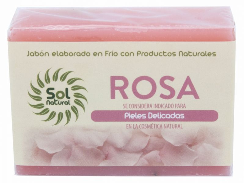 PÉTALES DE SAVON À LA ROSE 100 g - Sol Natural