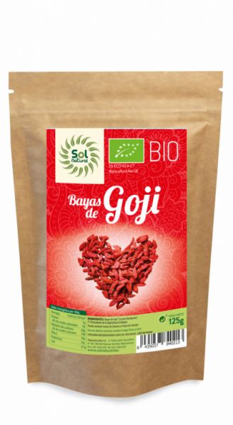 BACCHE DI GOJI BIOLOGICHE 125 g - Sol Natural