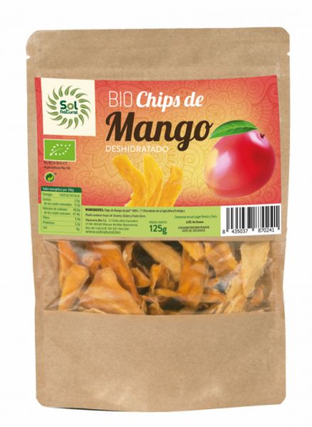 BIO-MANGO-CHIPS 125 g - Sol Natural