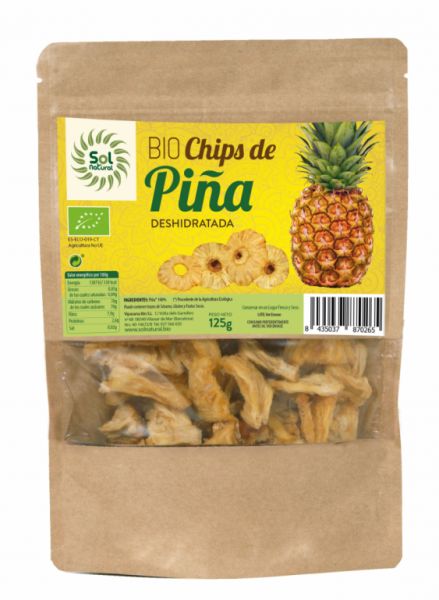 BIO ANANAS CHIPS 125 g - Sol Natural